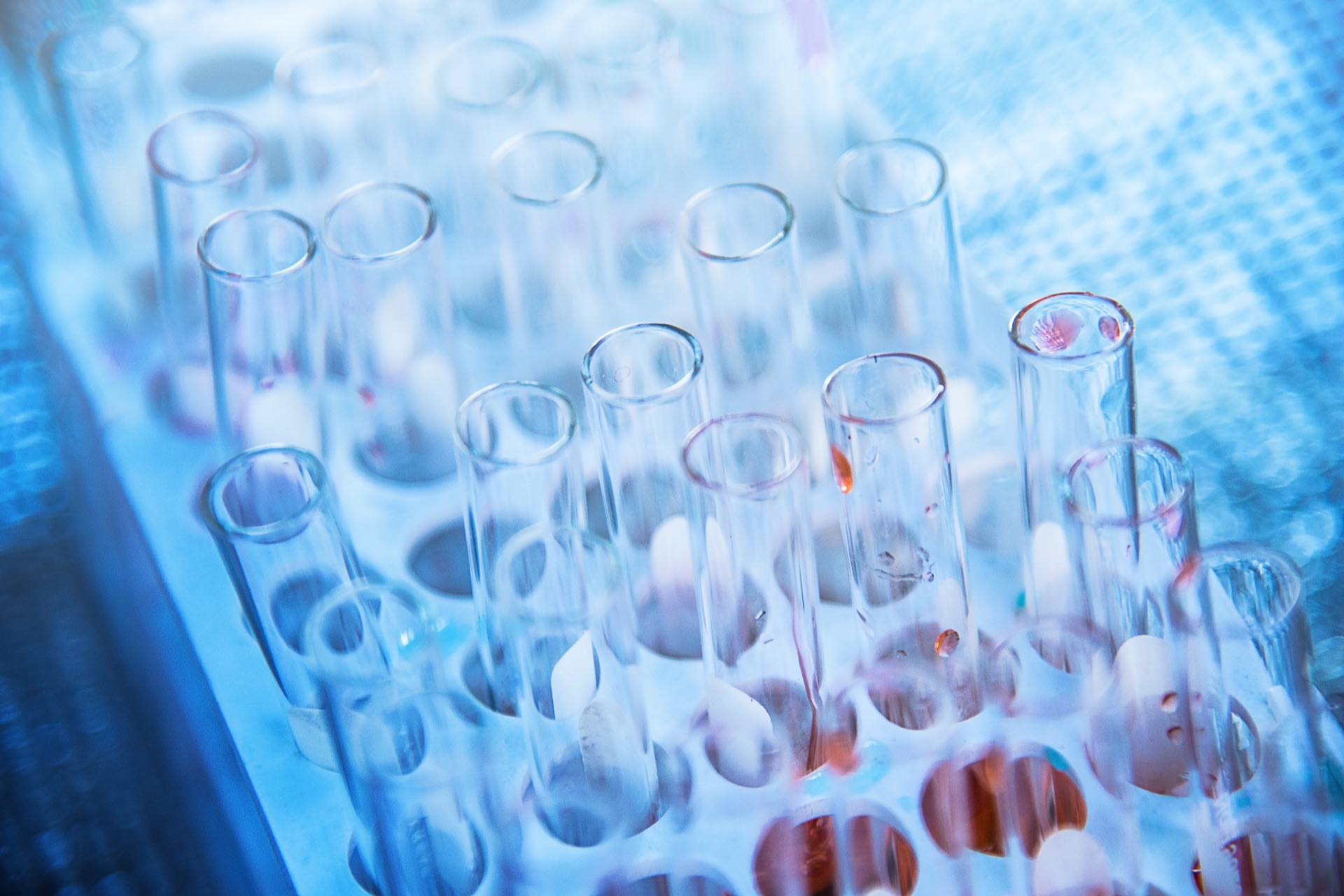 Laboratory test tubes