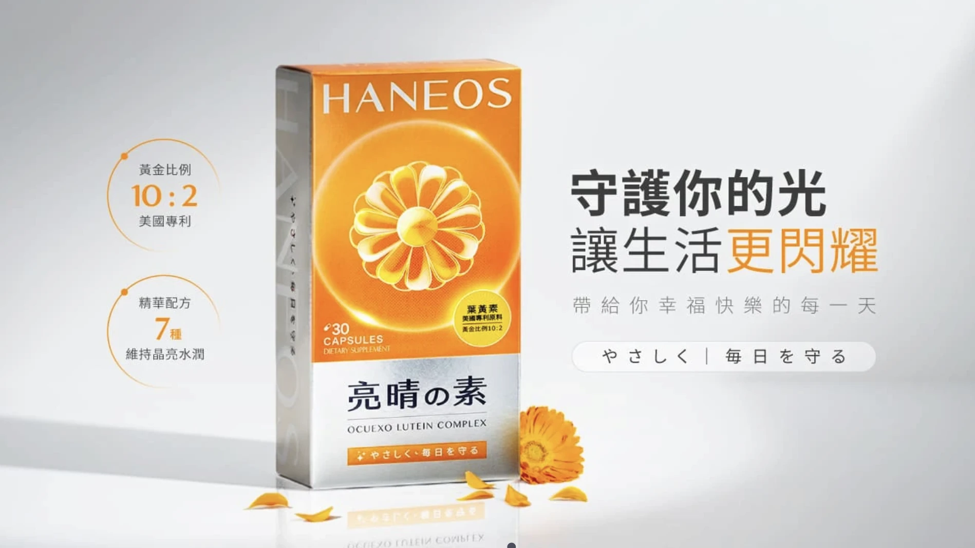 HANEOS lutein complex nutritional supplement