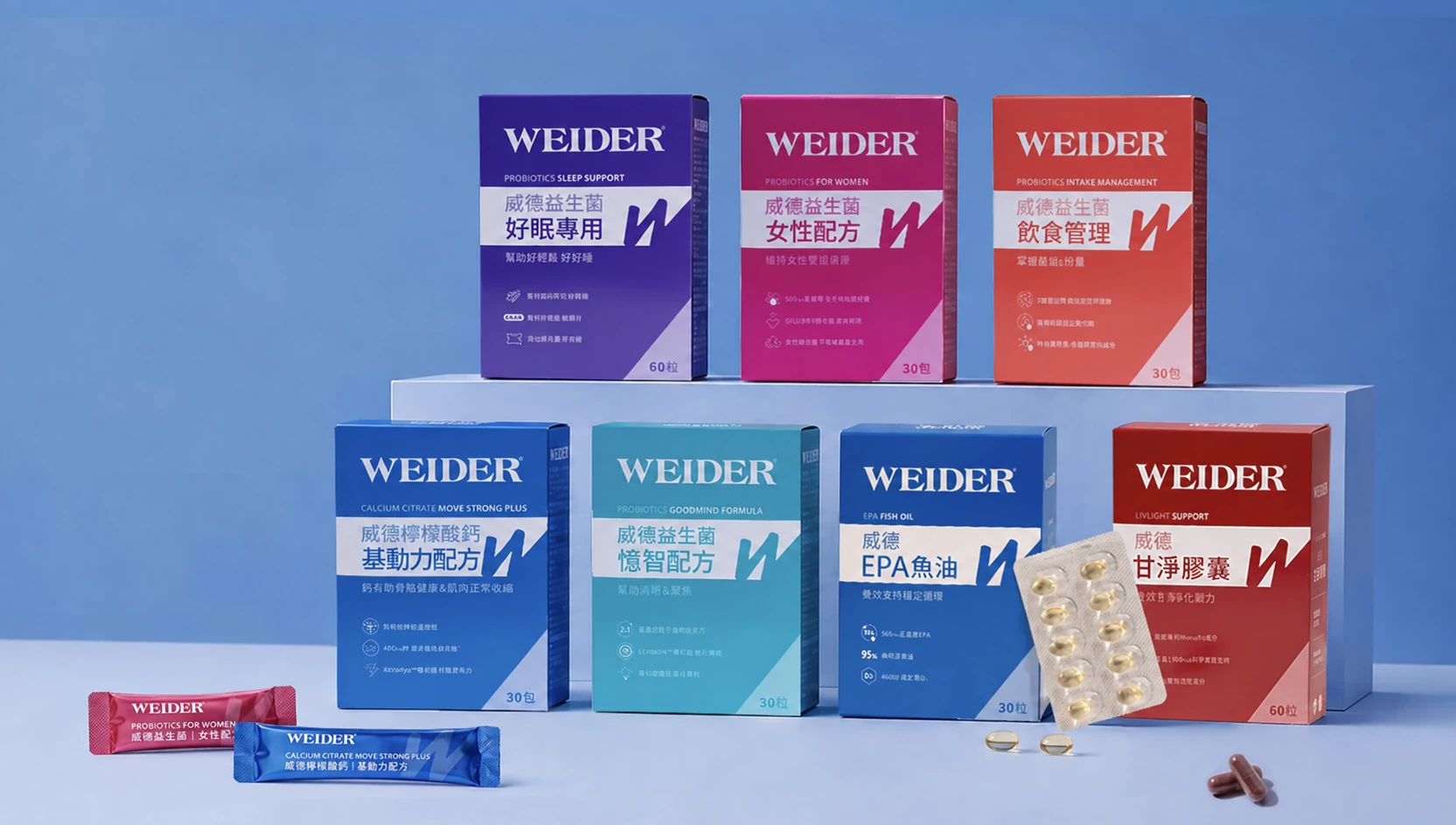 Weider nutritional supplement products